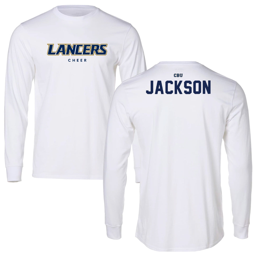 California Baptist University Cheer White Long Sleeve - Mia Jackson