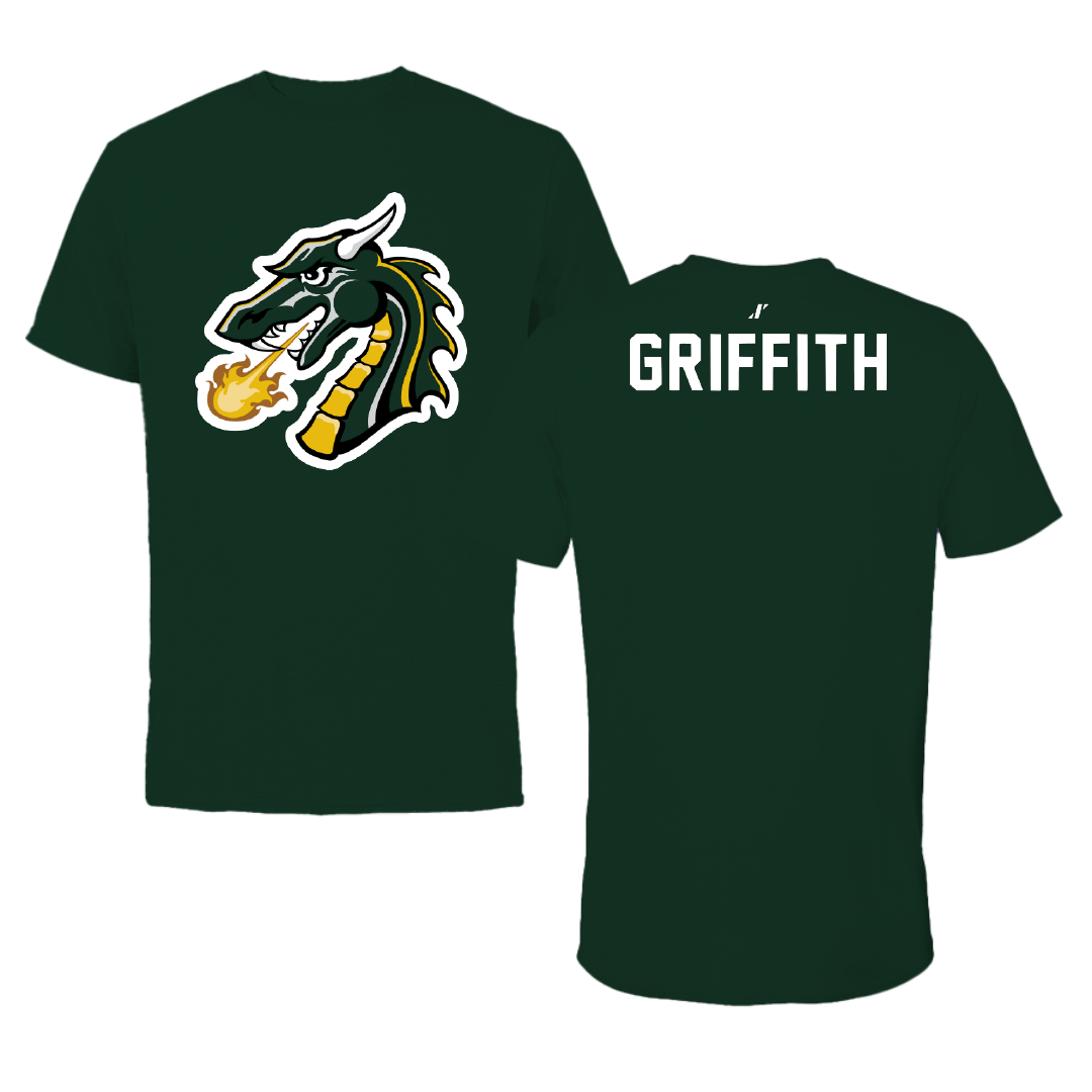 Tiffin University Wrestling Forest Green Tee - Alex Griffith