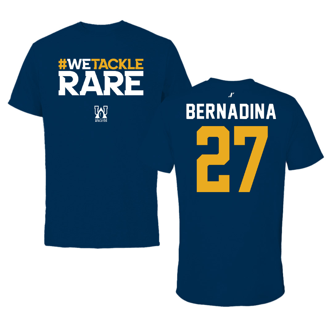 Kent State University Baseball Navy Uplifting Athletes Tee - #27 Rocco Bernadina