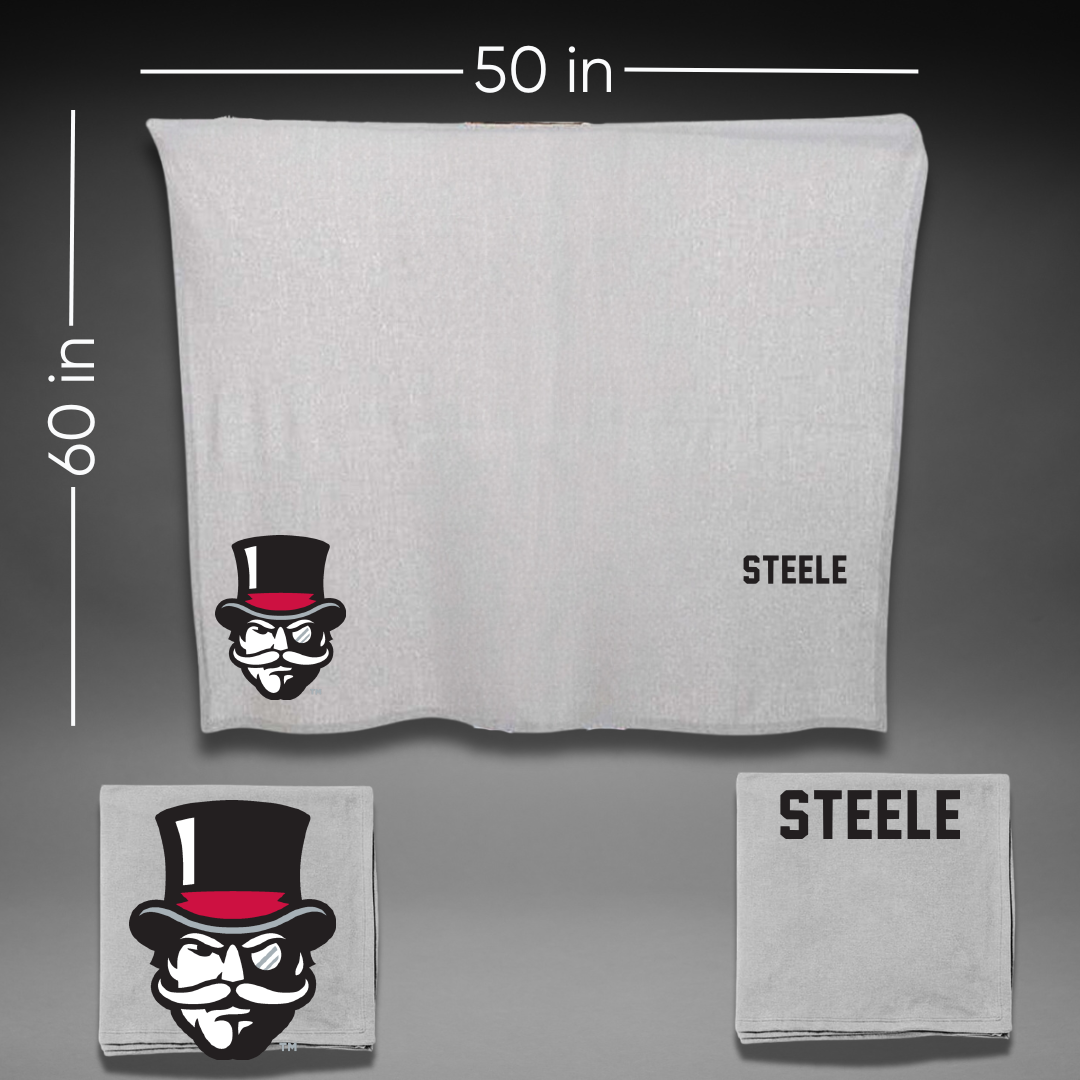 Austin Peay State University Dance Gray Blanket - Maddie Steele