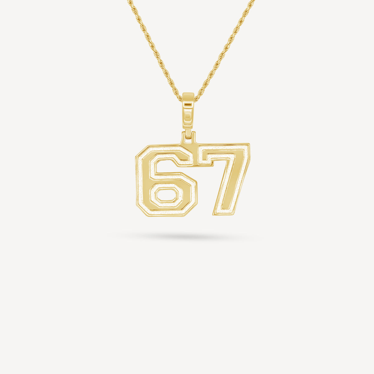 Gold Presidents Pendant and Chain - #67 Marcus Harbert