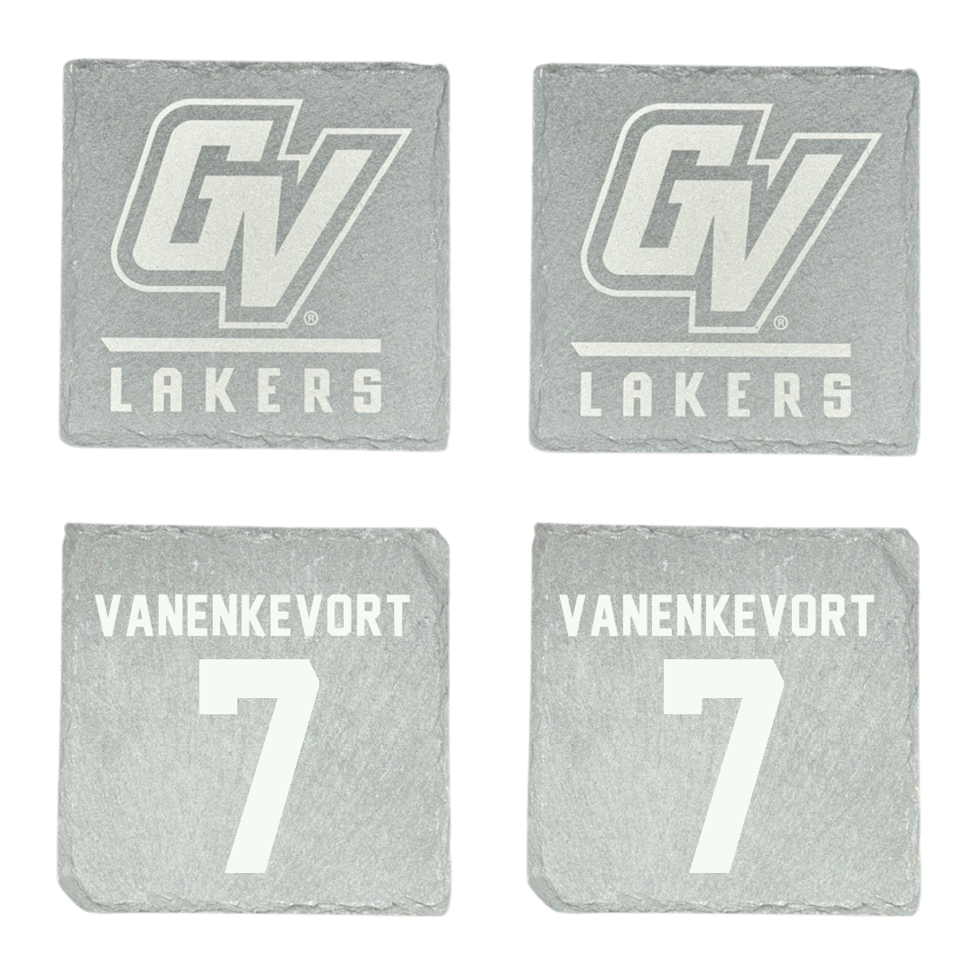 Grand Valley State University Baseball Stone Coaster (4 Pack)  - #7 Ayden VanEnkevort
