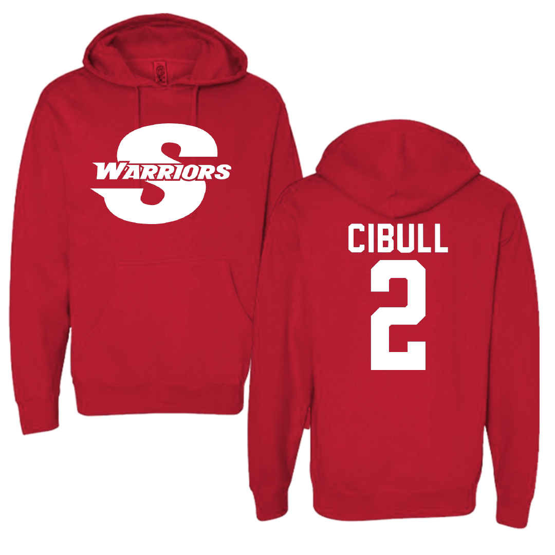 Stanislaus State Basketball Red Hoodie - #2 Jason Cibull