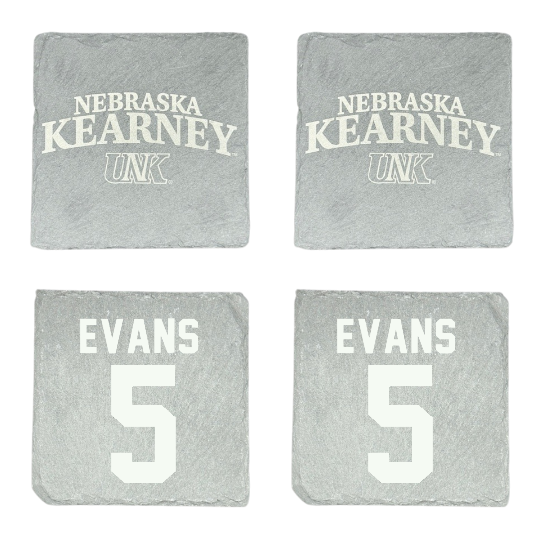 University of Nebraska at Kearney Basketball Stone Coaster (4 Pack)  - #5 Sean Evans