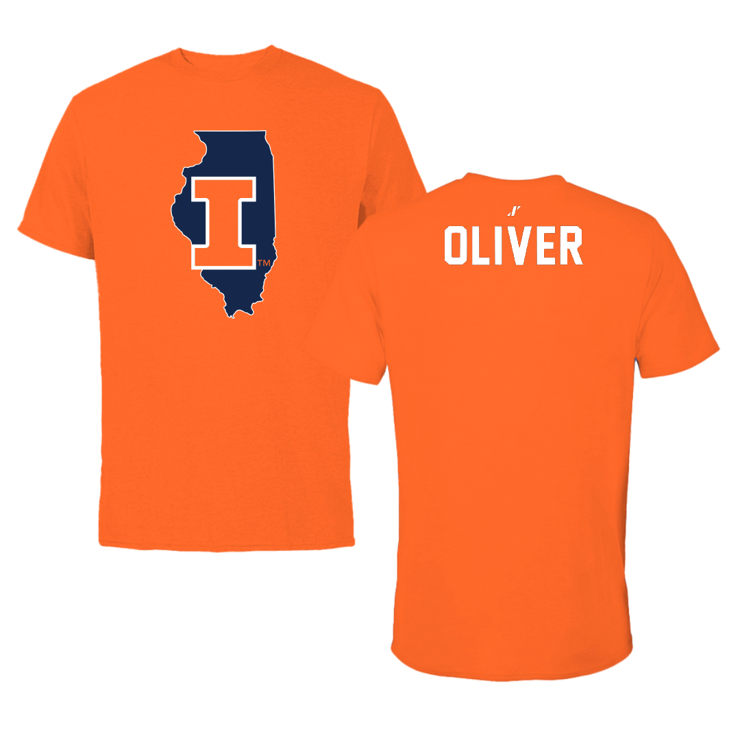 University of Illinois TF and XC Orange State Tee - Ashley Oliver