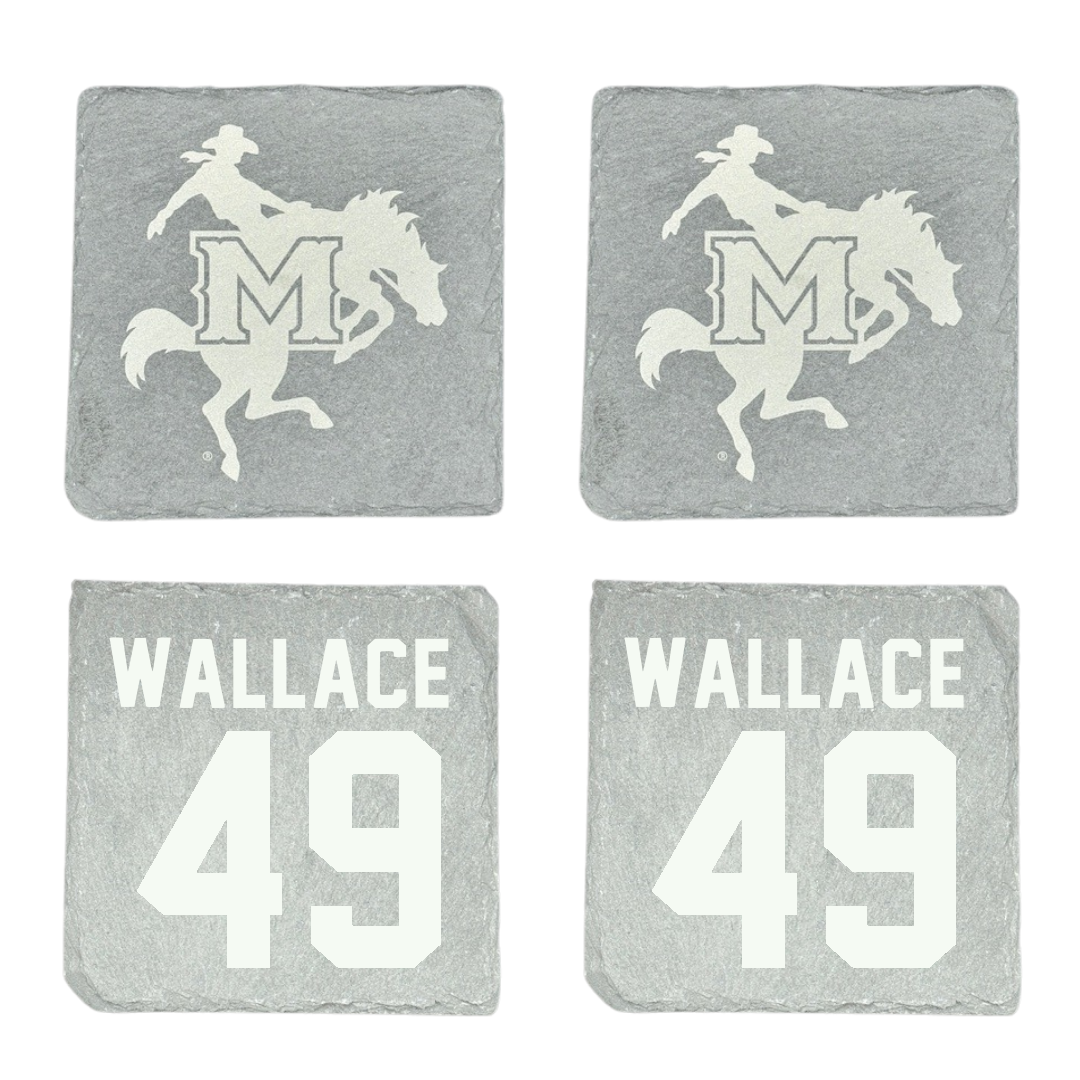 McNeese State University Baseball Stone Coaster (4 Pack)  - #49 Cade Wallace
