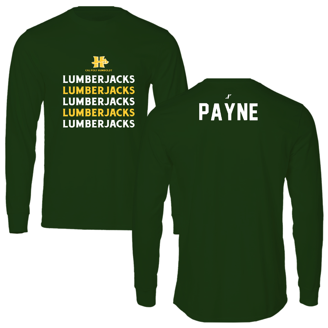 Cal Poly Humboldt Triathlon Forest Green General Long Sleeve - Averill Payne