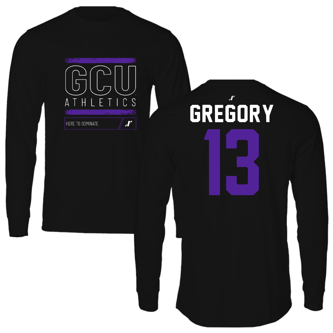 Grand Canyon University Baseball Black Dominate Long Sleeve - #13 William Gregory