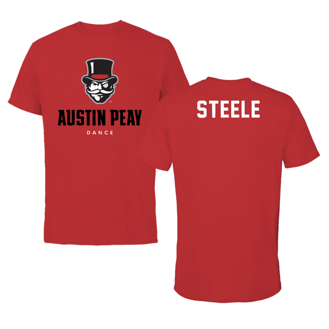 Austin Peay State University Dance Red Mascot Performance Tee - Maddie Steele