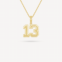 Gold Presidents Pendant and Chain - #13 Tyler Schmitt