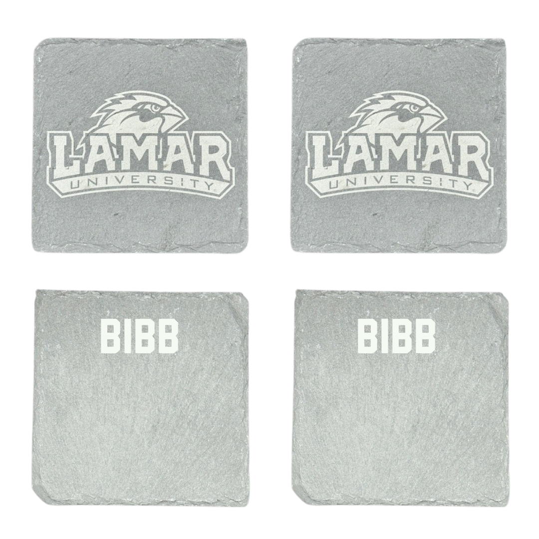 Lamar University TF and XC Stone Coaster (4 Pack)  - Claire Bibb