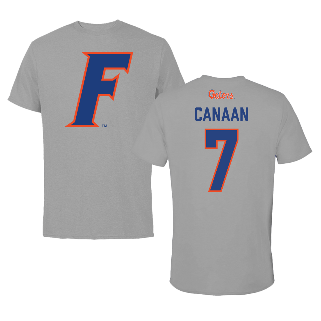University of Florida Volleyball Dark Gray Performance Tee - #7 Emily Canaan