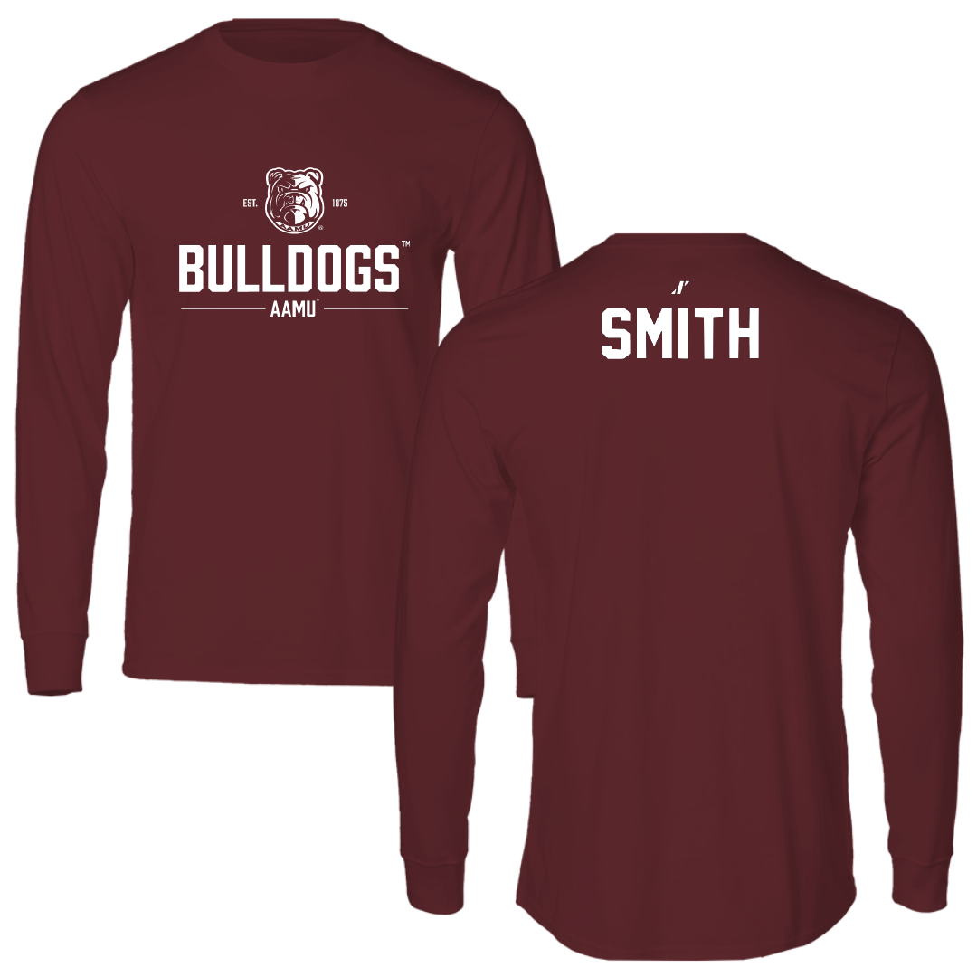 Alabama A&M University Cheer Maroon General Performance Long Sleeve - Ashli Smith