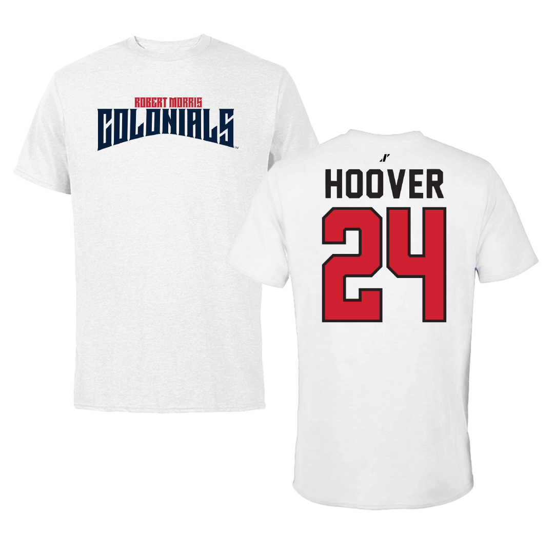 Robert Morris University Softball White Classic Tee - #24 Mackenzie Hoover
