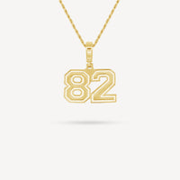 Gold Presidents Pendant and Chain - #82 Hunter Tipton