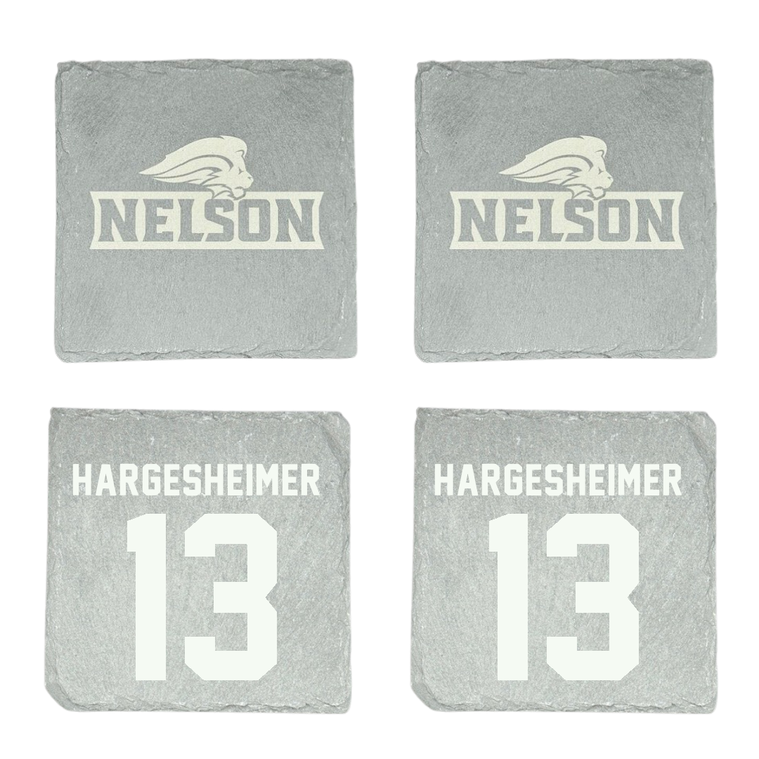 Nelson University Volleyball Stone Coaster (4 Pack)  - #13 Cassidy Hargesheimer