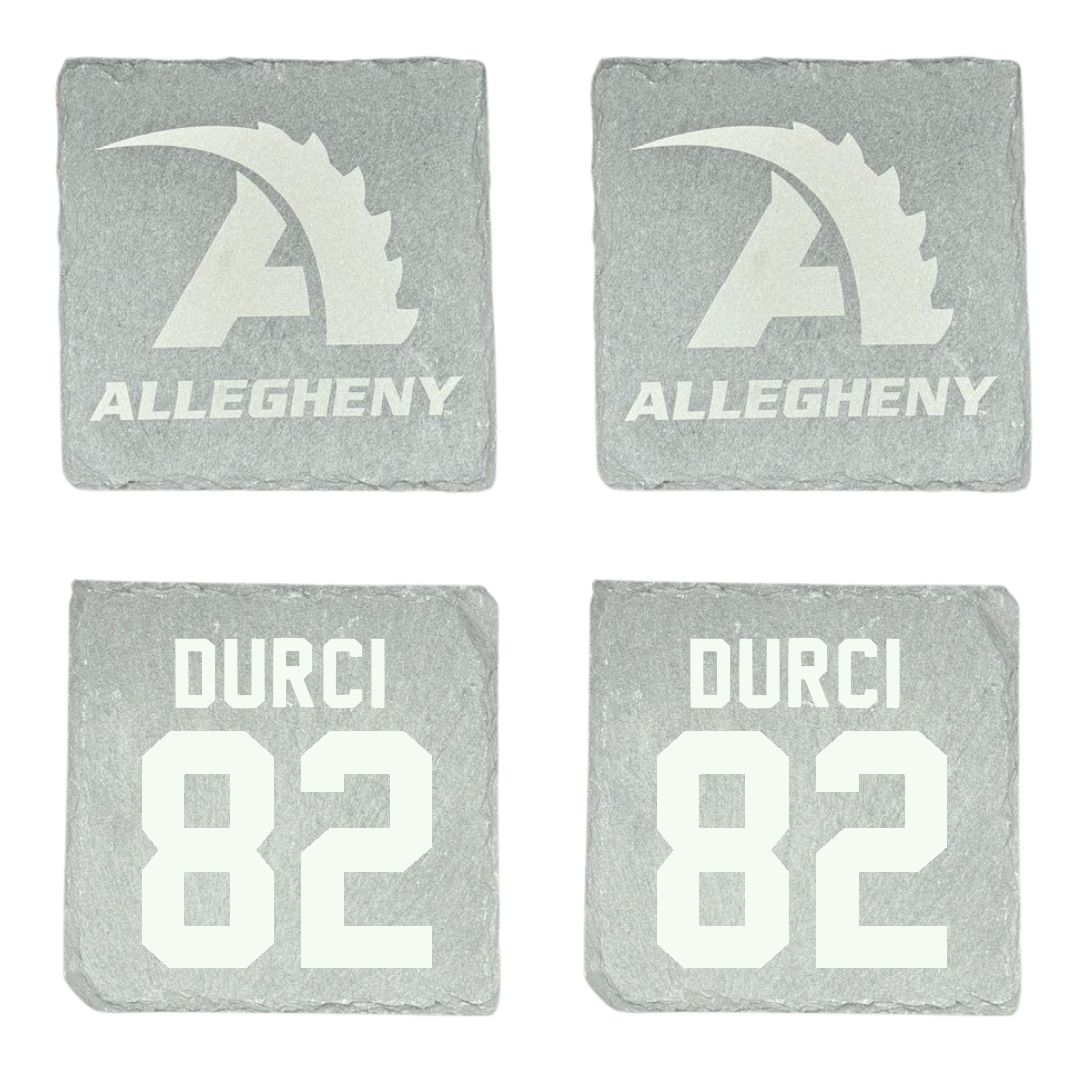 Allegheny College Football Stone Coaster (4 Pack)  - #82 Ian Durci