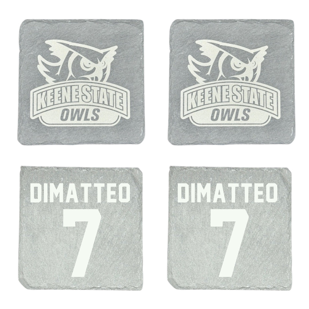 Keene State College Field Hockey Stone Coaster (4 Pack)  - #7 Ella DiMatteo