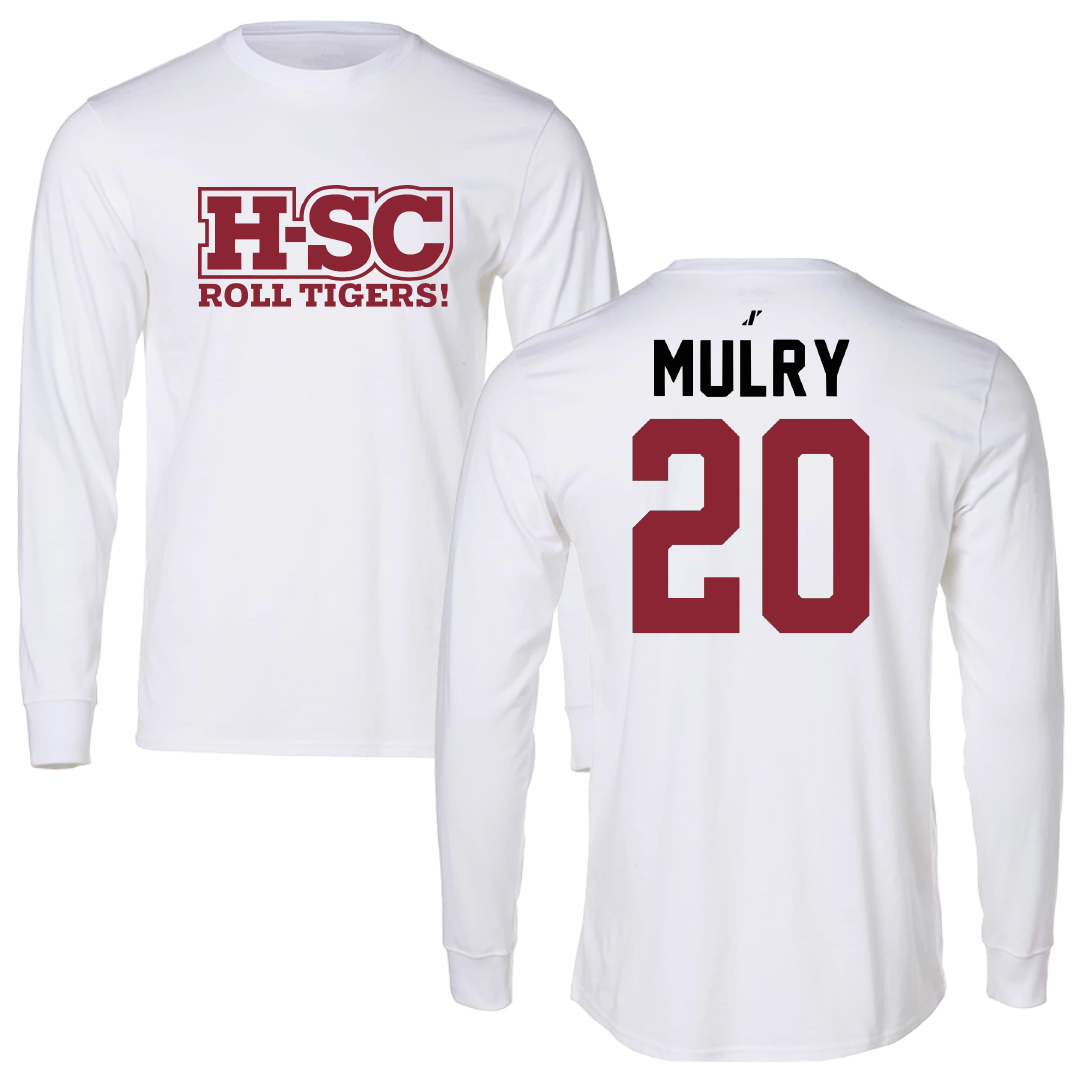 Hampden-Sydney College Basketball White Long Sleeve - #20 Benjamin Mulry