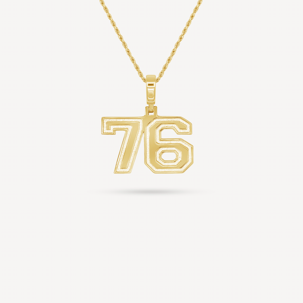 Gold Presidents Pendant and Chain - #76 Jack Bacon