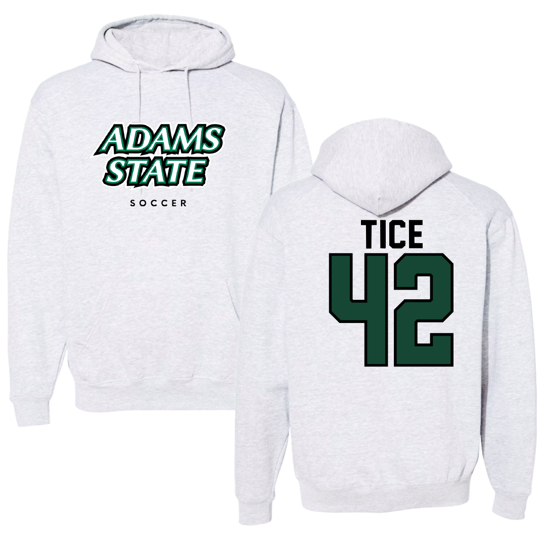Adams State University Soccer Gray Block Hoodie - #42 Sophia Tice