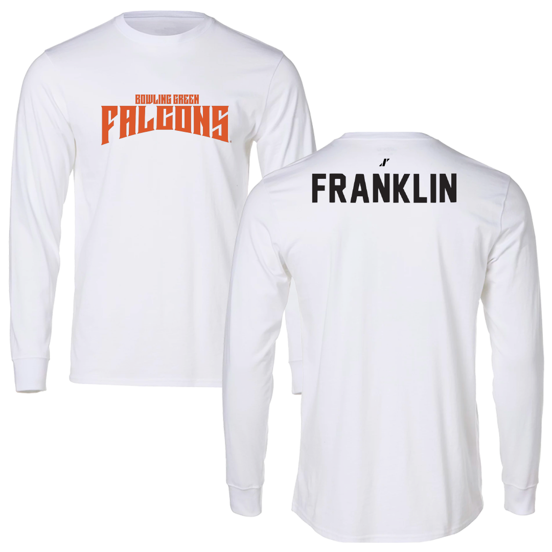 Bowling Green State University TF and XC White Classic Performance Long Sleeve - Kiersten Franklin
