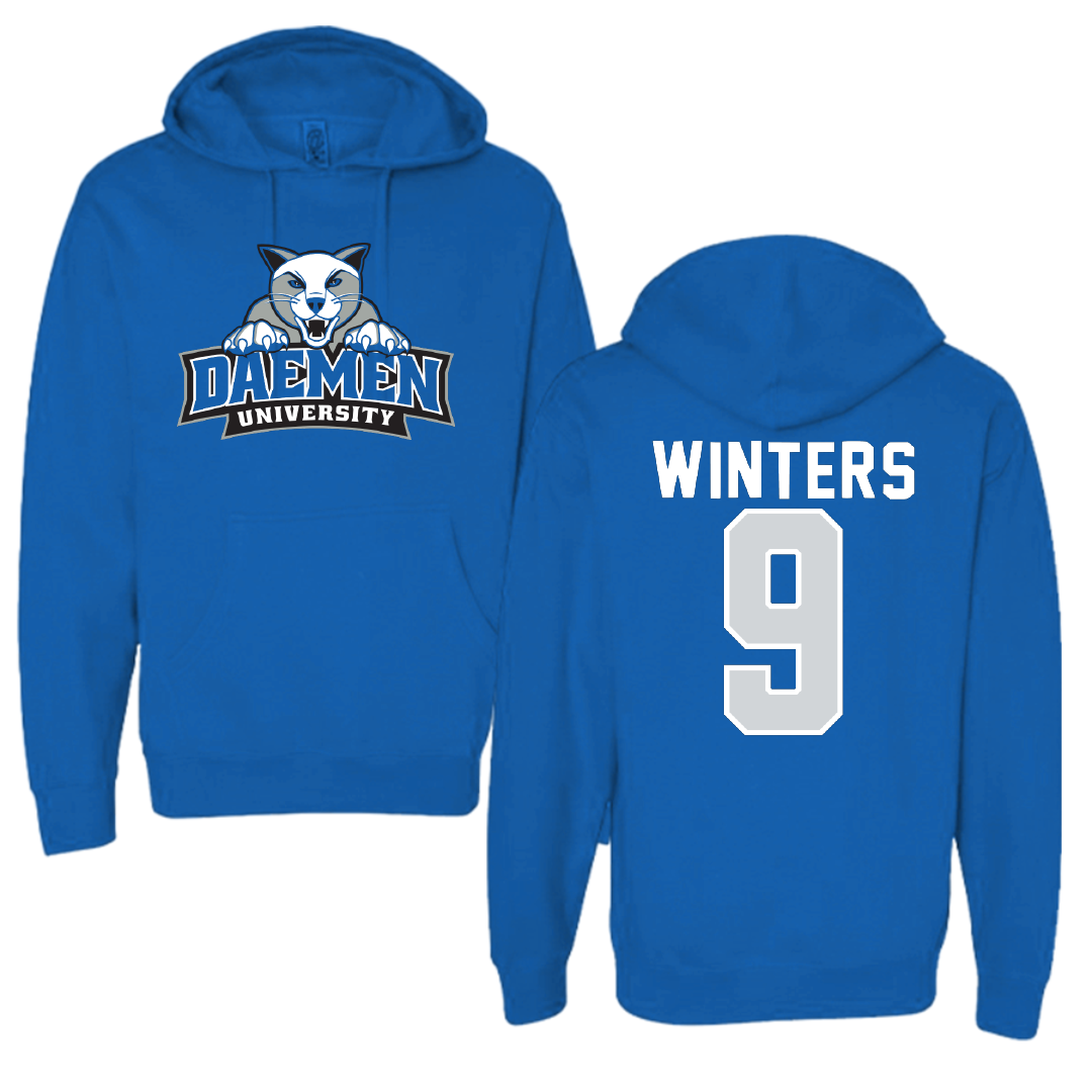 Daemen University Volleyball Blue Hoodie - #9 Bradyn Winters