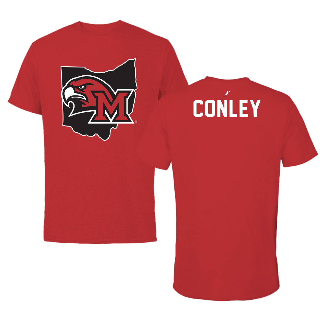 Miami University (Ohio) Swimming & Diving Red State Tee - Audrey Conley