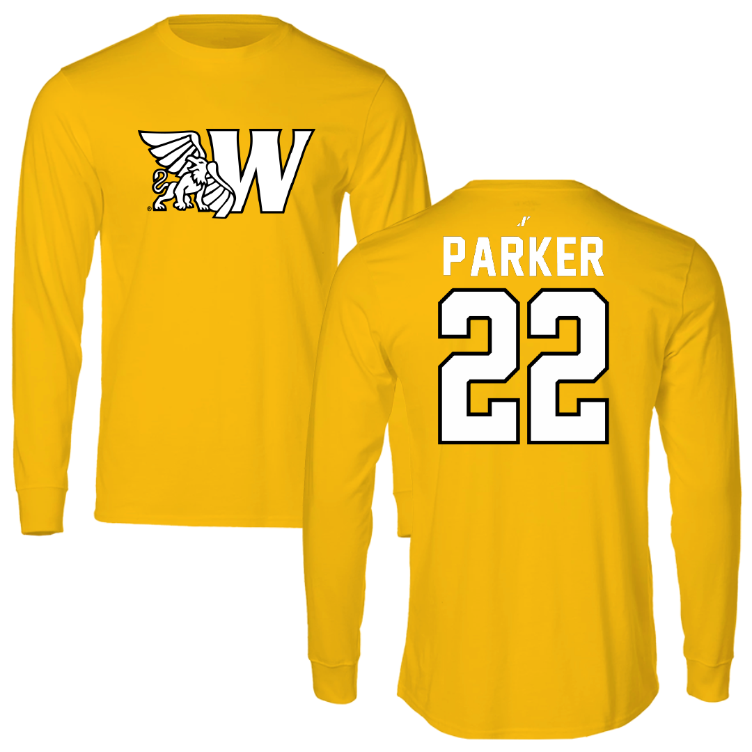 Missouri Western State University Football Gold Long Sleeve - #22 Denver Parker