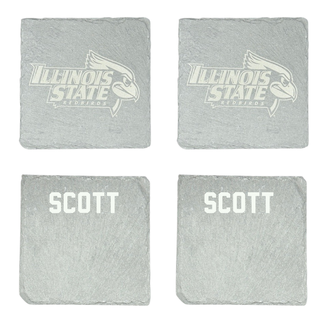 Illinois State University Track and Field Stone Coaster (4 Pack)  - Adi Scott