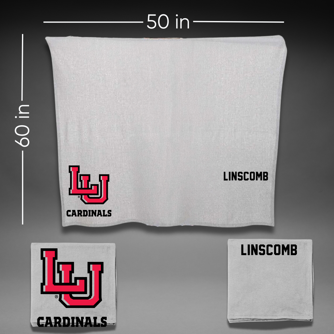 Lamar University Cheer Gray Blanket - Falon Linscomb
