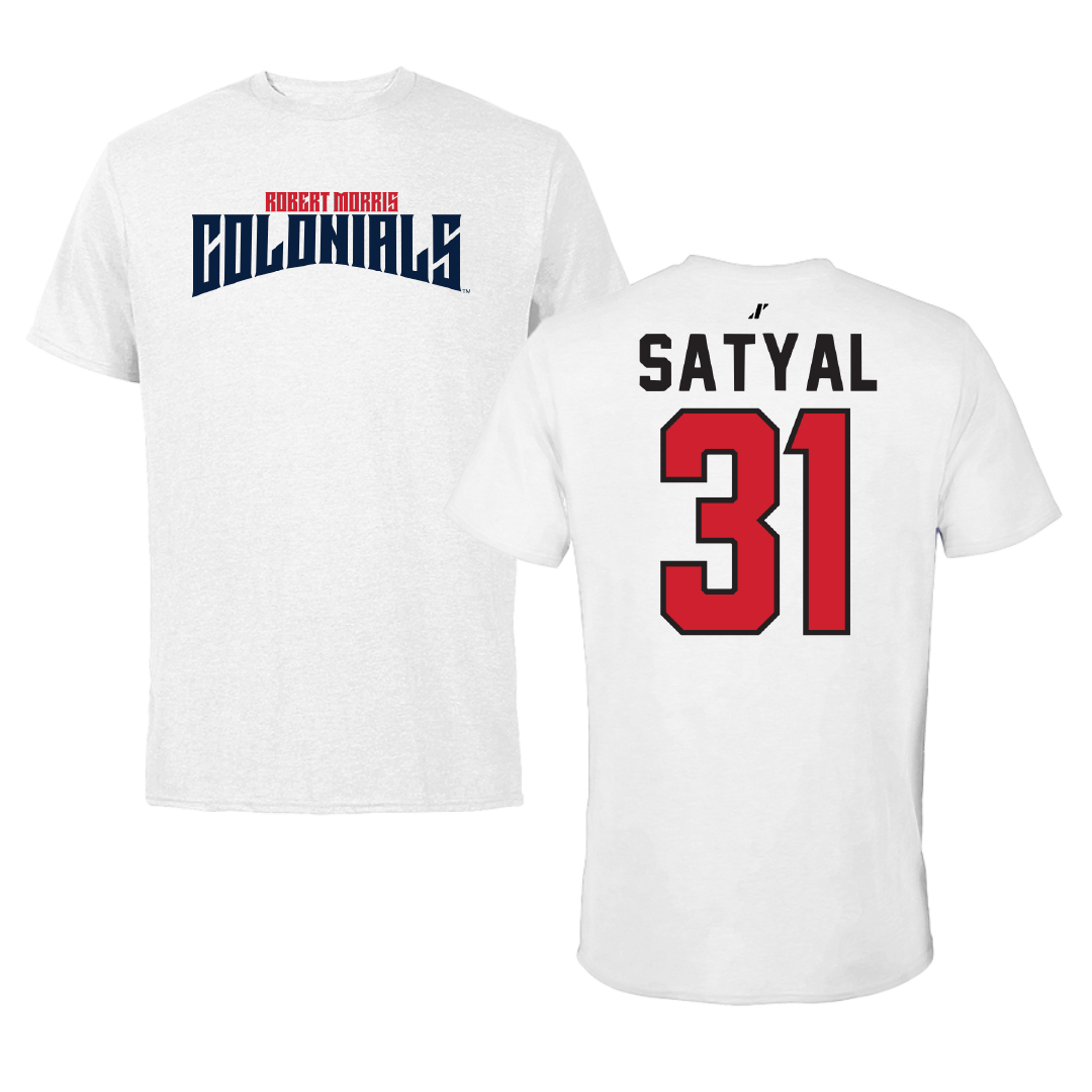 Robert Morris University Soccer White Classic Performance Tee - #31 Deetya Satyal