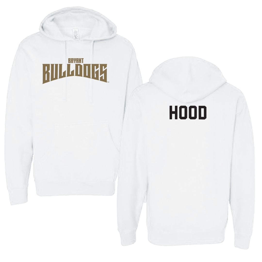 Bryant University Golf White Classic Hoodie - Sam Hood