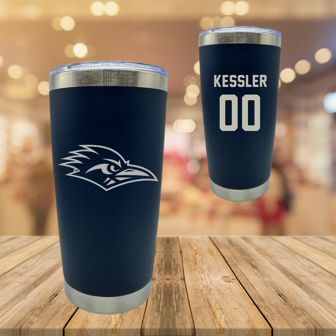 University of Texas at San Antonio Soccer Navy Stainless Steel Tumbler - #00 Jasmine Kessler
