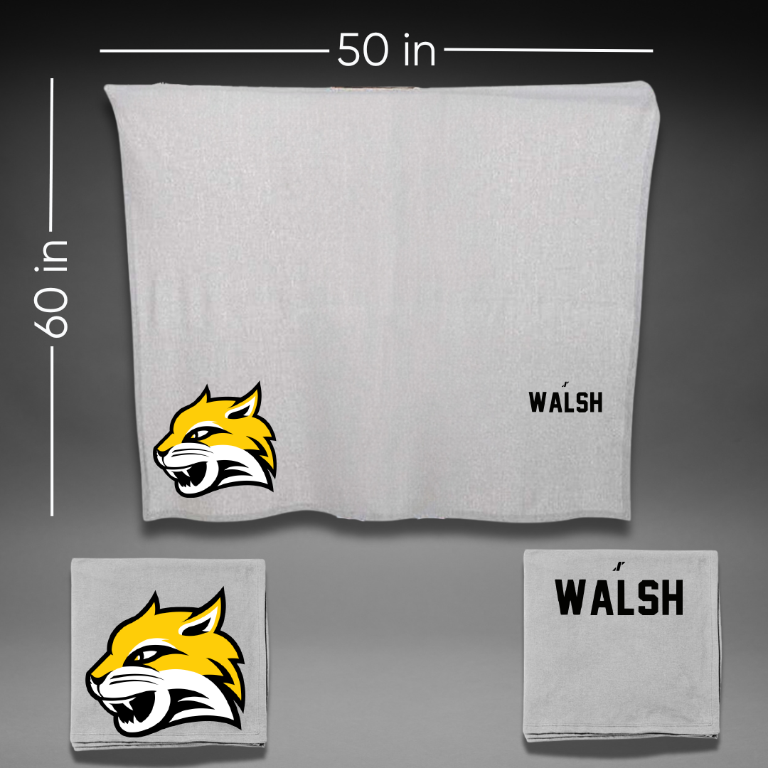 Wayne State College (Nebraska) TF and XC Gray Blanket - Gannon Walsh