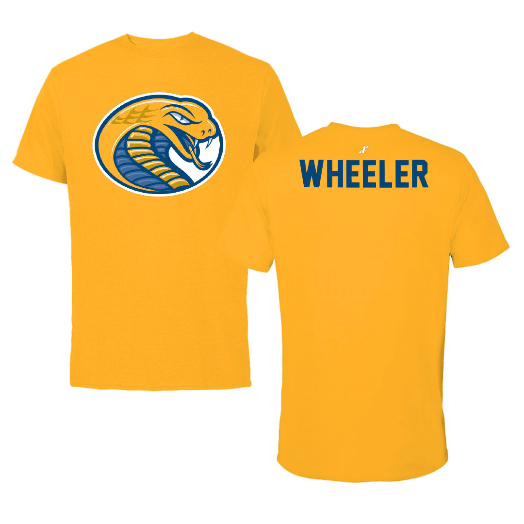 Coker University Wrestling Gold Tee - Wyatt Wheeler