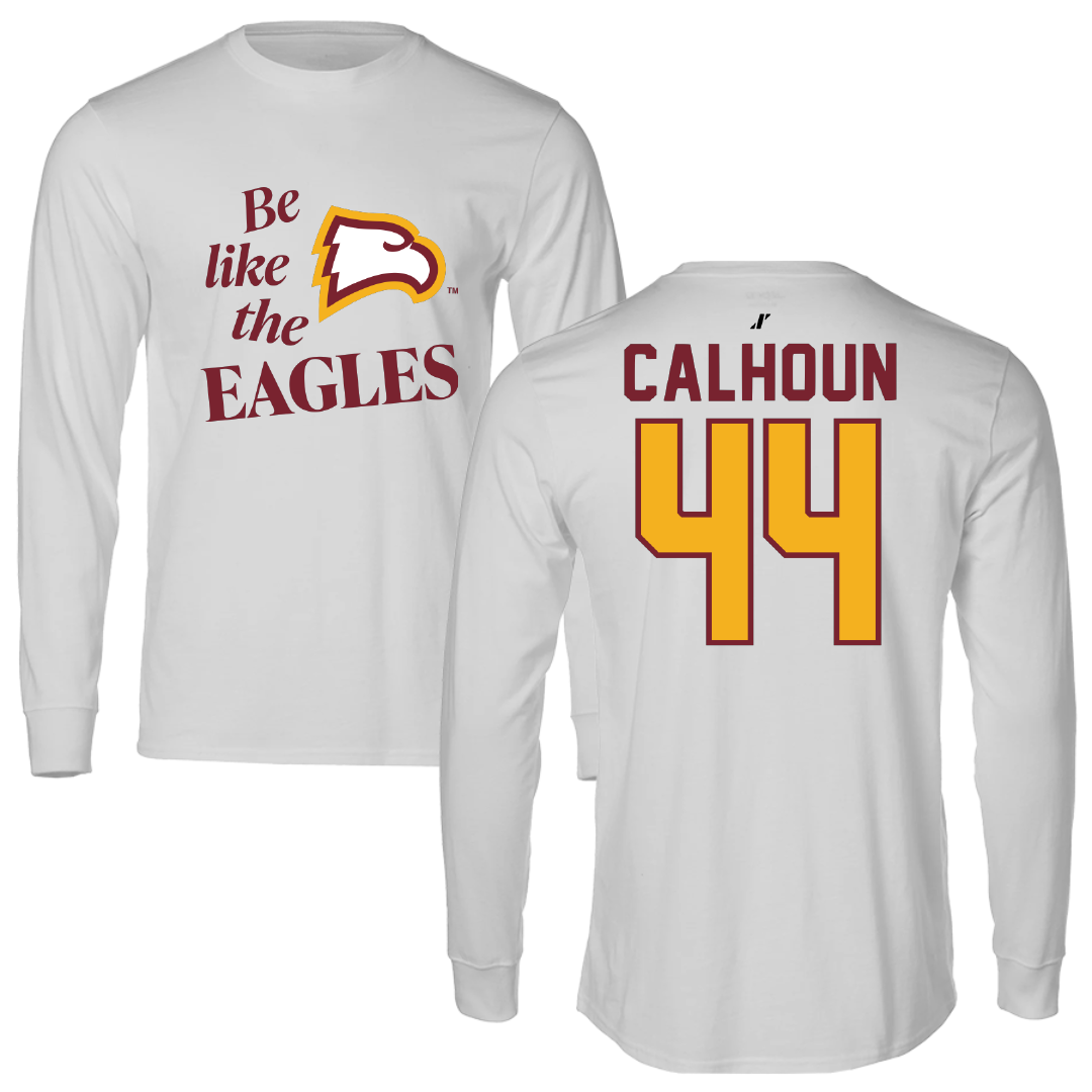 Winthrop University Lacrosse Light Gray Be Like Us Performance Long Sleeve - #44 Emma Calhoun