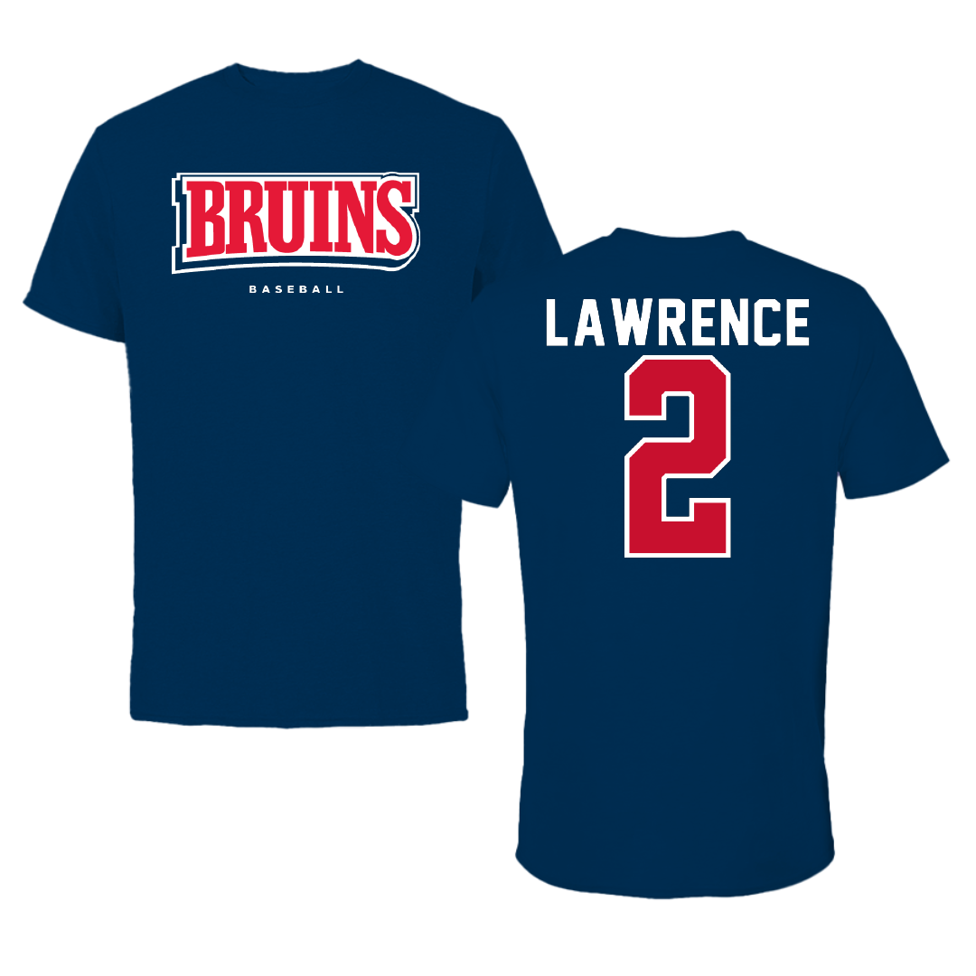 Belmont University Baseball Navy Performance Tee - #2 Gardner Lawrence