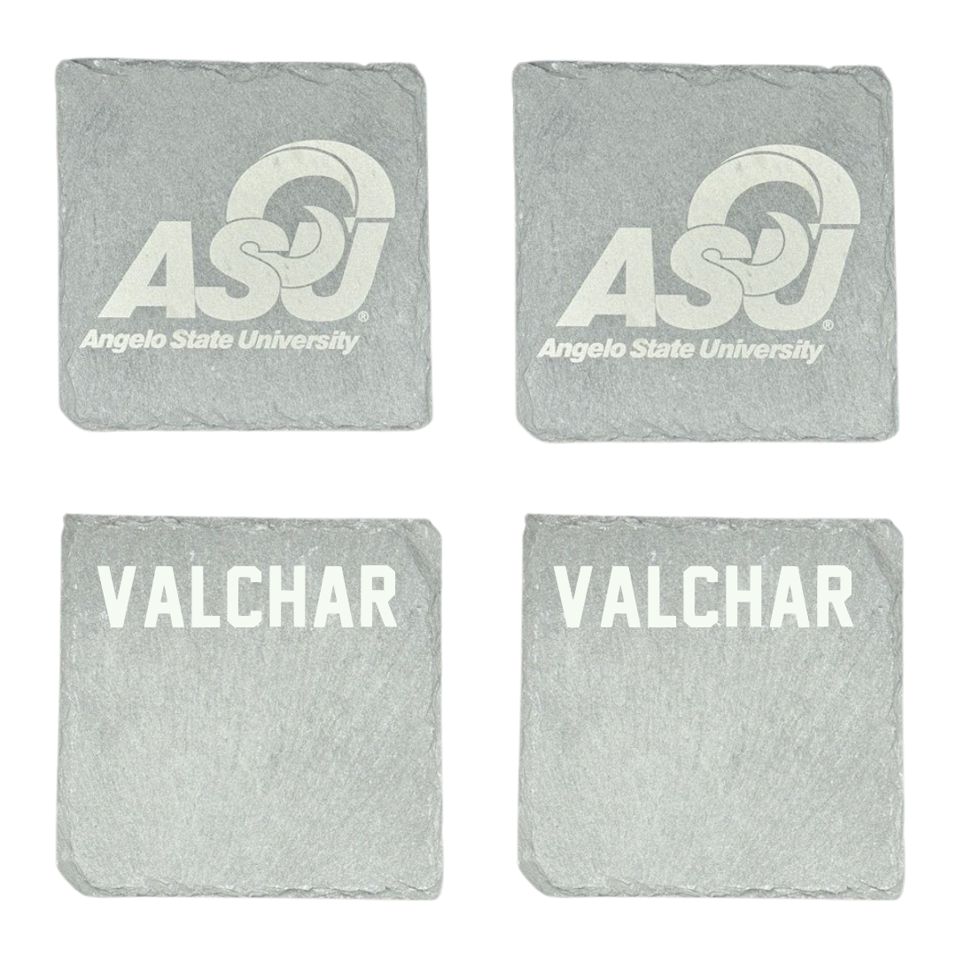 Angelo State University TF and XC Stone Coaster (4 Pack)  - Kobi Valchar