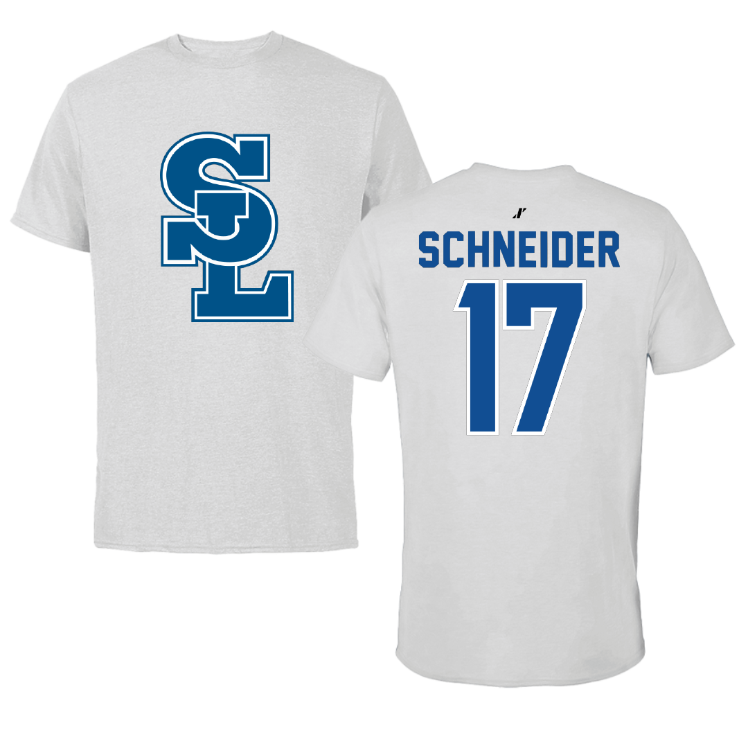 Salt Lake Community College Softball Light Gray Performance Tee - #17 Makaila Schneider