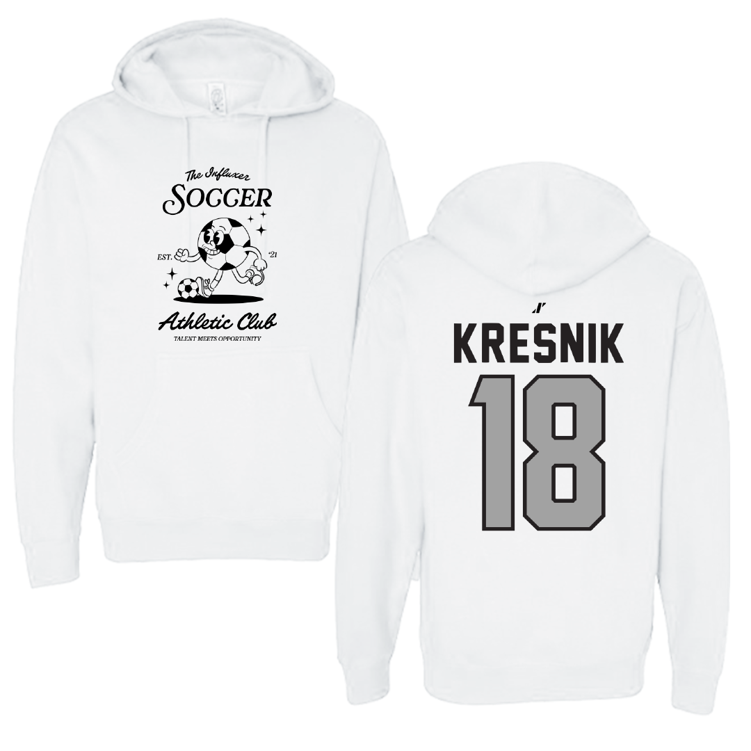 Soccer White Influxer Athletic Club Hoodie - #18 Joseph Kresnik