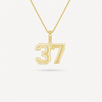 Gold Presidents Pendant and Chain - #37 Brent Godina