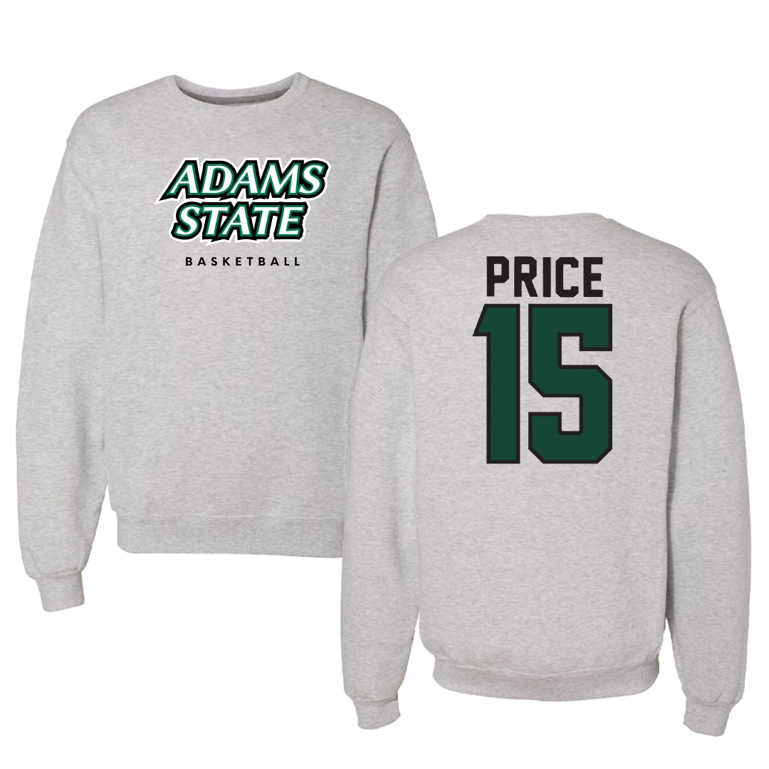 Adams State University Basketball Gray Crewneck - #15 Jada Price