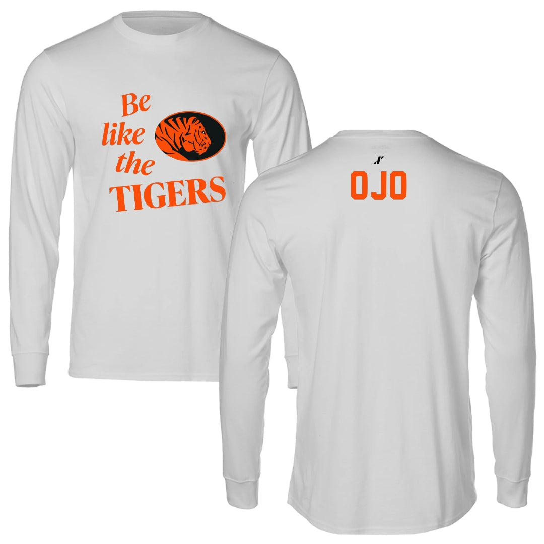 East Central University TF and XC Light Gray Be Like Us Long Sleeve - Stephanie Ojo