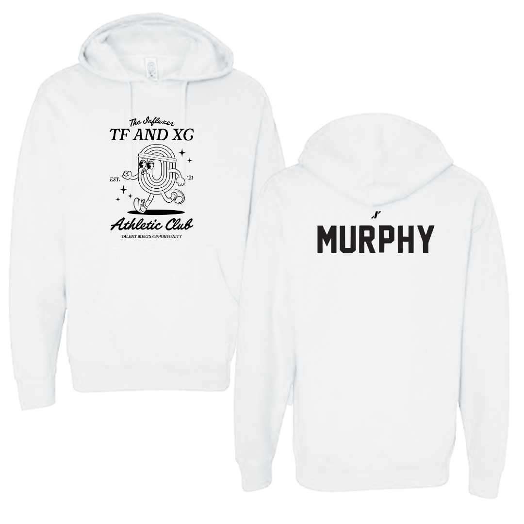 TF and XC White Influxer Athletic Club Hoodie - Christopher Murphy