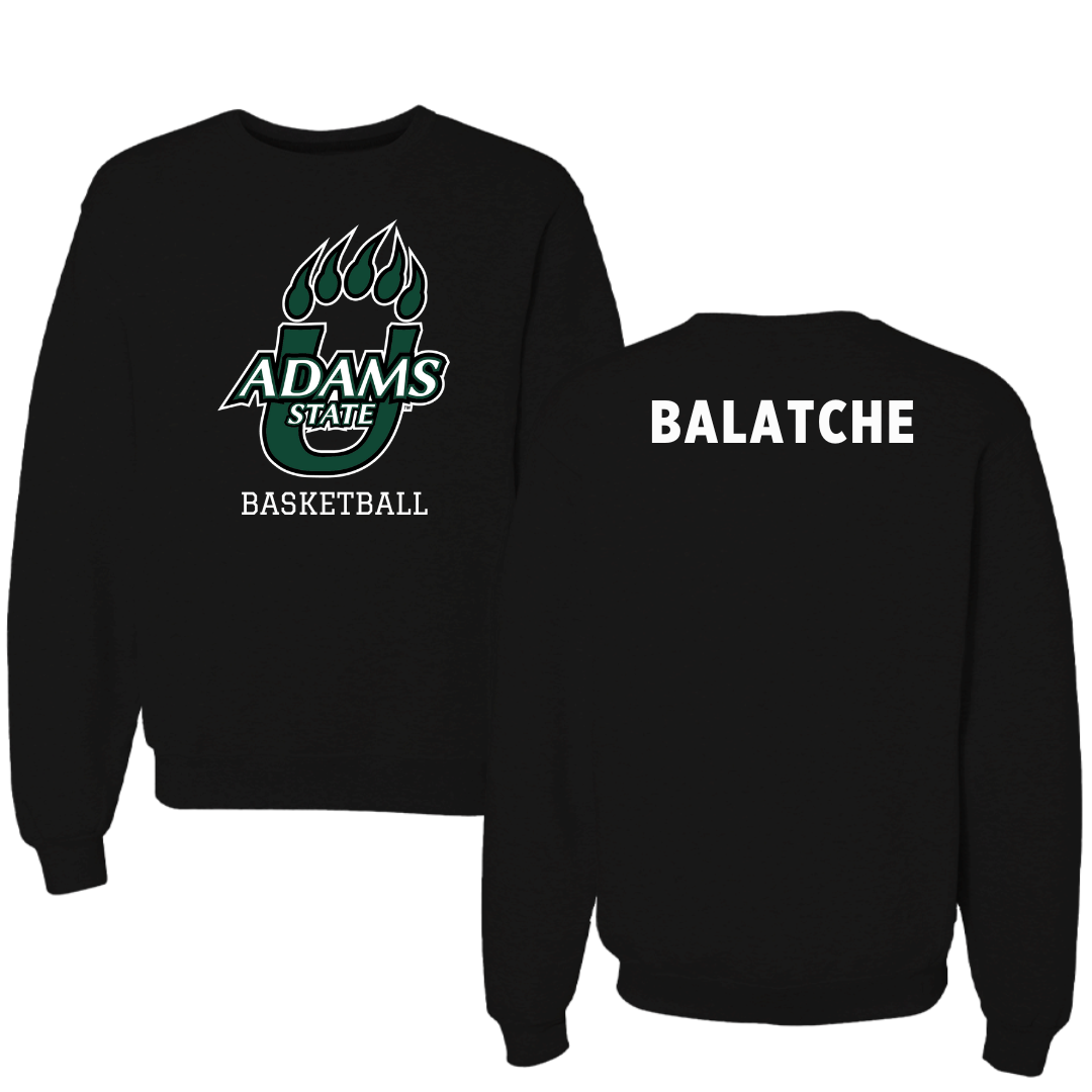 Adams State University Basketball Black State Crewneck - Duncan Balatche