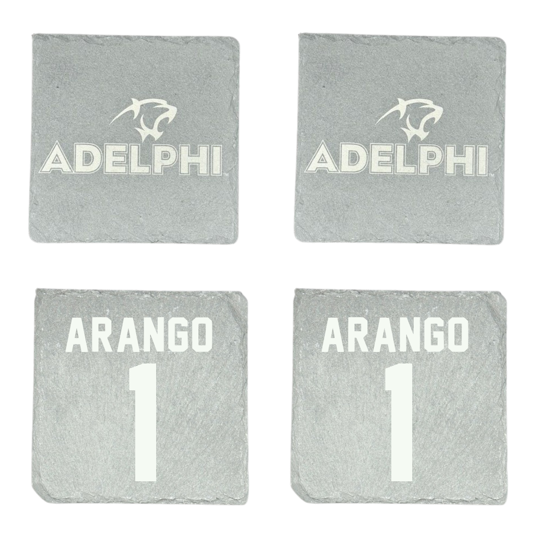 Adelphi University Soccer Stone Coaster (4 Pack)  - #1 Santiago Arango