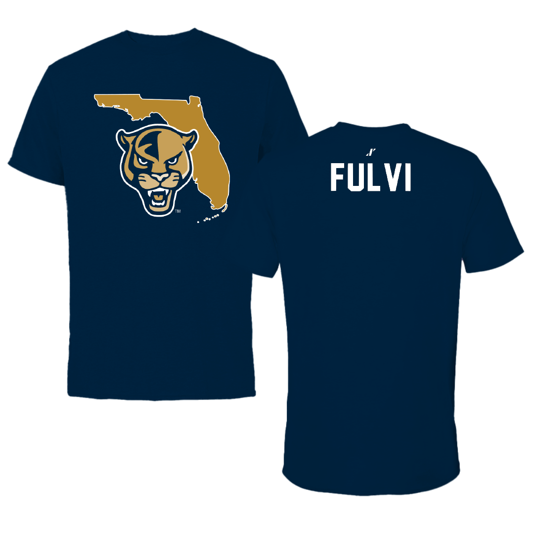 Florida International University TF and XC Navy State Performance Tee - Nyla Fulvi