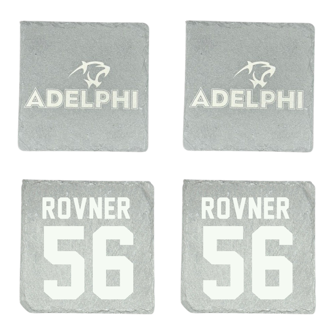 Adelphi University Baseball Stone Coaster (4 Pack)  - #56 Zach Rovner
