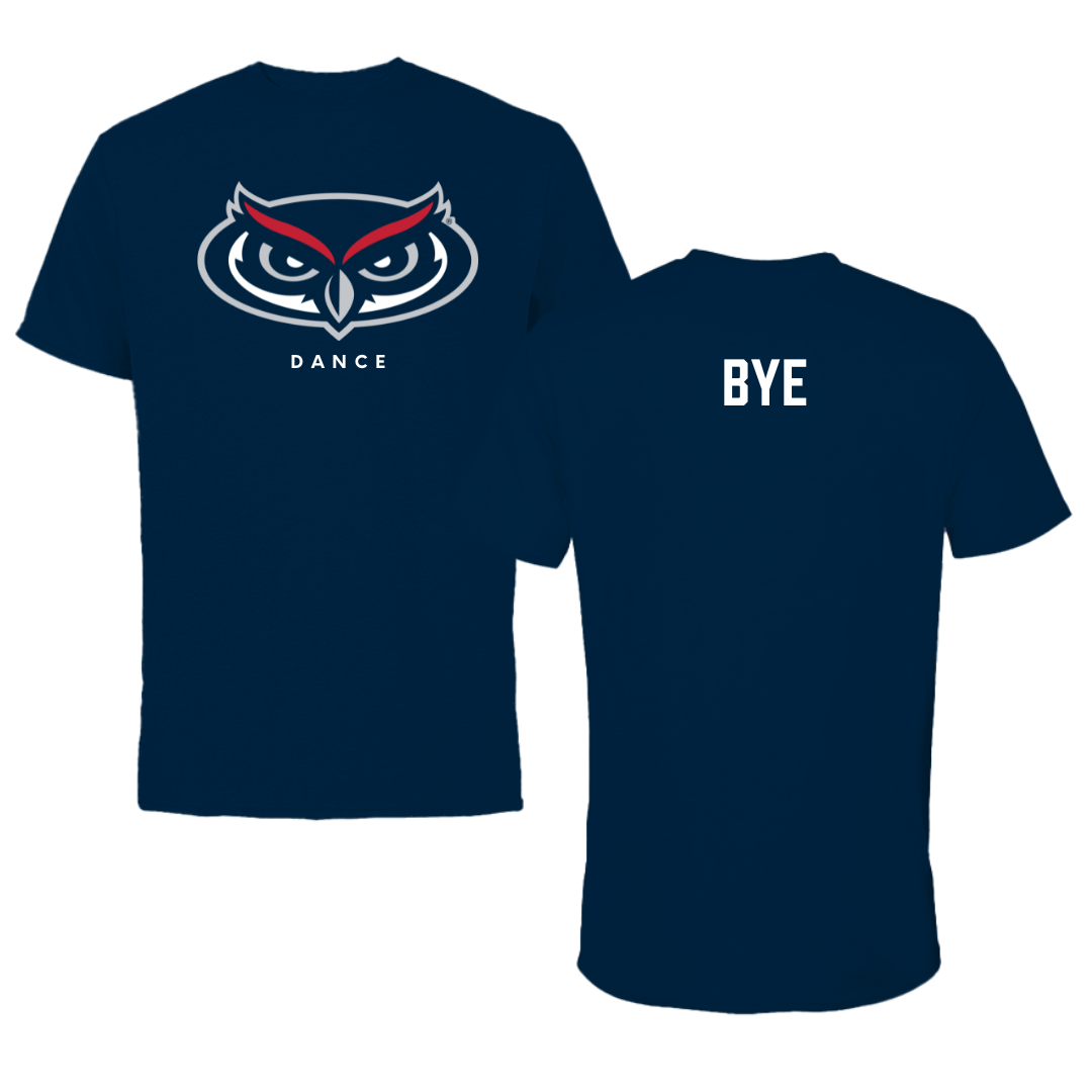 Florida Atlantic University Dance Navy Mascot Performance Tee - Julia Bye